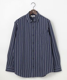 JOSEPH ABBOUD 【キングサイズ・ストレッチ・イージーケア】ジャージーストライプシャツ