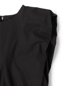 BEIGE， MALLOW / コットンタック バルーンスリーブドレス