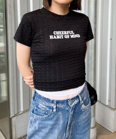 WEGO クリンクルプリントトップス