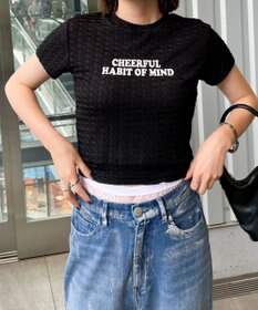 WEGO クリンクルプリントトップス