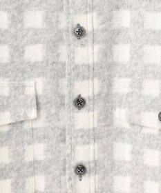 JOSEPH ABBOUD MOUNTAIN 【SPACE／UNISEX】フランネルジャージーチェック シャツ