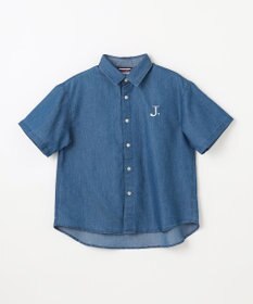 J.PRESS KIDS 【140-170cm】4.5オンス TC デニム 半袖シャツ