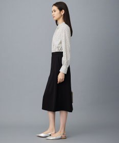 自由区 L 【19号サイズまで展開・セットアップ対応】トリアセダブルクロスフレア スカート