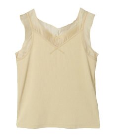 Green Parks ・ＳＵＧＡＲ　ＳＰＯＯＮ　シアー切替タンクトップ