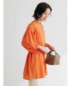 Green Parks スキッパーボリュームブラウスチュニック