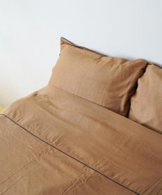 京和晒綿紗 ガーゼ枕カバー 柿渋3重合わせ L50×70用