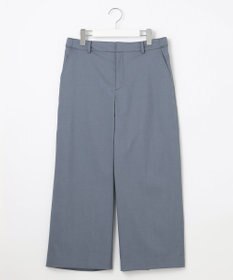 J.PRESS LADIES 【WEB限定カラーあり・セットアップ対応・洗える・撥水・防汚】コットンFITTYシャーク ワイド アンクル パンツ