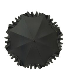 MOONBAT 【一級遮光日傘】LANVIN en Bleu (ランバン オン ブルー)  長傘 フレアフリル 遮光 遮熱 UV