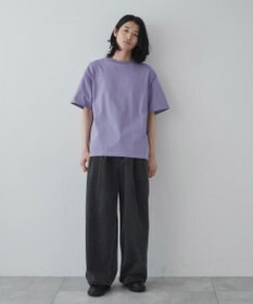 WEGO 【ユニセックス着用アイテム/綿100%/SMLXLサイズ展開】シルキーリッチヘビーコットンT