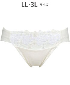 Wing ショーツ KB2060とペア 綿混素材（身生地部） やさしいはきごこち ナチュラルアップブラ はきこみ丈あさめ KF3360 ウイング／ワコール