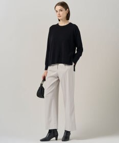 ICB 【新色追加】ソフトカシミヤミックス クルーネックニット