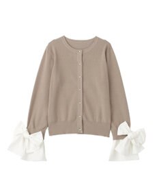 YECCA VECCA 2way袖リボンカーディガン