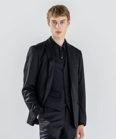 JOSEPH HOMME 新素材【ストレッチ/セットアップ対応】シルキーウールジャージー ジャケット ブラック系