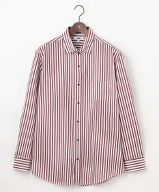 JOSEPH ABBOUD 【キングサイズ・ストレッチ・イージーケア】ジャージーストライプシャツ