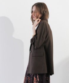 YECCA VECCA マシンウォッシャブルリネンライクジャケット