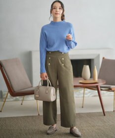 ANY SIS 【洗える】サイドケーブルアンゴラブレンド ニット