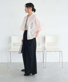 CRAFT STANDARD BOUTIQUE バックギャザーポンチョシャツ