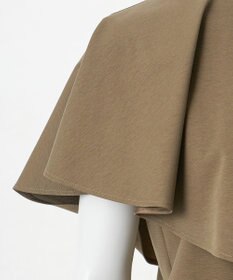 23区 【エステータ】トリアセファインジャージー ラッフルデザイン カットソー