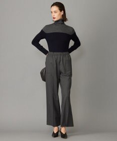 ICB 【洗える】 TWブロード ワイドストレートパンツ