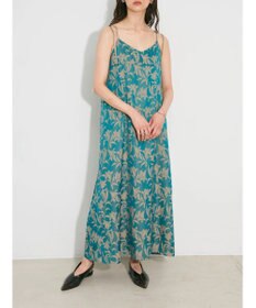 Green Parks ウ゛ィンテージフラワージャガードキャミワンピース