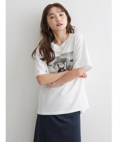 AMERICAN HOLIC フォトプリント半袖カットプルオーバー