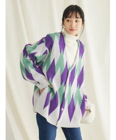 CRAFT STANDARD BOUTIQUE 【男女兼用】アーガイル柄カーディガン2