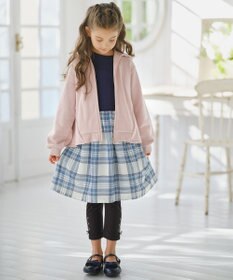 組曲 KIDS 【18-21㎝】かんたんストラップ バレエシューズ