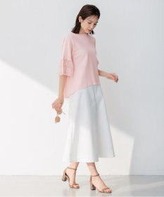 組曲 【WEB限定】レーススリーブ ニット