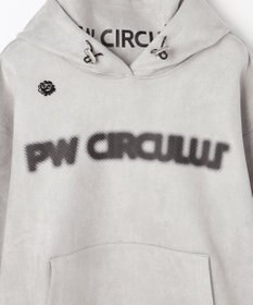 PW CIRCULUS 2025 NEW！【手洗い洗濯可】【WOMEN】キャットグラフィック スエードライク デタッチャブルフーディ ゴルフウェア レディース