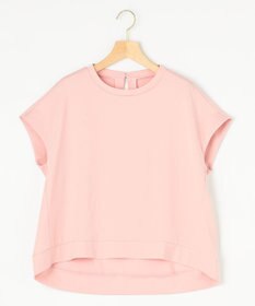 組曲 【汗ジミ防止・撥水】GIZAプレーティング天竺フレンチスリーブ カットソー