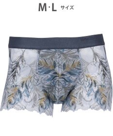 WACOAL MEN WACOAL MEN 【レースボクサー】 ボクサーパンツ フロント快適グラマラス 通気性 スカラ始末(裾部分) 前閉じ レース 下着 メンズ WT3826 /ワコールメン