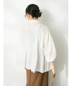 CRAFT STANDARD BOUTIQUE ペプラムブラウス（長袖）