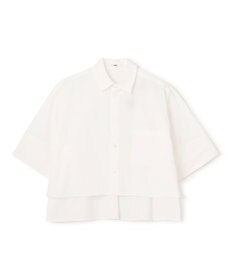 NAVE 【ReNAVE・セットアップ可/洗える/接触冷感/UVケア】コットンポリブロード クロップドシャツ