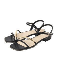 YECCA VECCA ゴールドバーサンダル