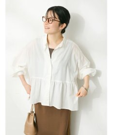 CRAFT STANDARD BOUTIQUE ペプラムブラウス（長袖）