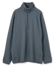 UNFILO MENS 【男女兼用】ナイロン裏毛 ハーフジップ