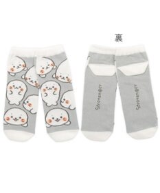 Mother garden しろたん スニーカー丈ソックス　3足セット 《顔ぼん/いっぱいいるよ/まかせておねがい》 21～24cm