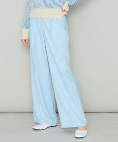 JOSEPH パステルウール　ワイドトラウザーズ