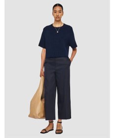 JOSEPH ライトギャバジンストレッチ　ワイドトラウザーズ