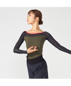 Chacott 【MADOKA SUGAI】ロングスリーブレオタード