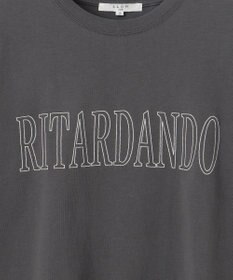 23区 【SLOW/一部店舗限定】MVSコットン フレア袖 ロゴTシャツ