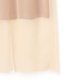 BEIGE， 【洗える】TAMARIX / ストレッチチュールIラインスカート