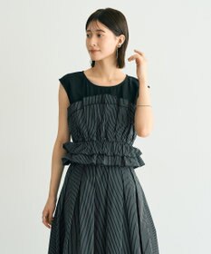 YECCA VECCA ビスチェドッキングブラウス