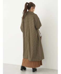 earth music&ecology ステンカラーコート（チェック）