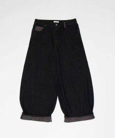 WEGO 【ユニセックス着用ITEM/MLサイズ展開】パッチワークカーブパンツ