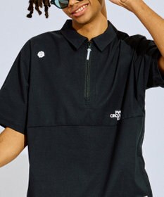 PW CIRCULUS 【撥水加工/ ストレッチ】【MEN】ハーフジップシャツ ゴルフ