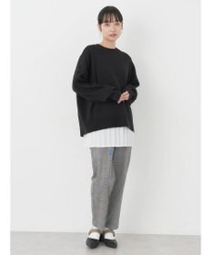 earth music&ecology アンチピリングバックスリットプルオーバー