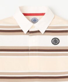 J.PRESS KIDS 【110-130cm】マルチボーダー 半袖ポロシャツ