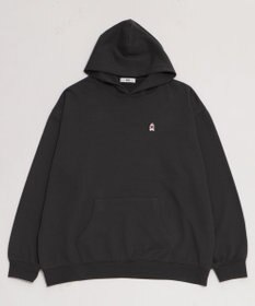 WEGO 【ユニセックス着用ITEM/SMLサイズ展開/裏起毛】ワンポイント刺繍プルパーカー