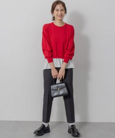 組曲 ストレッチクリアドッキング ニットプルオーバー